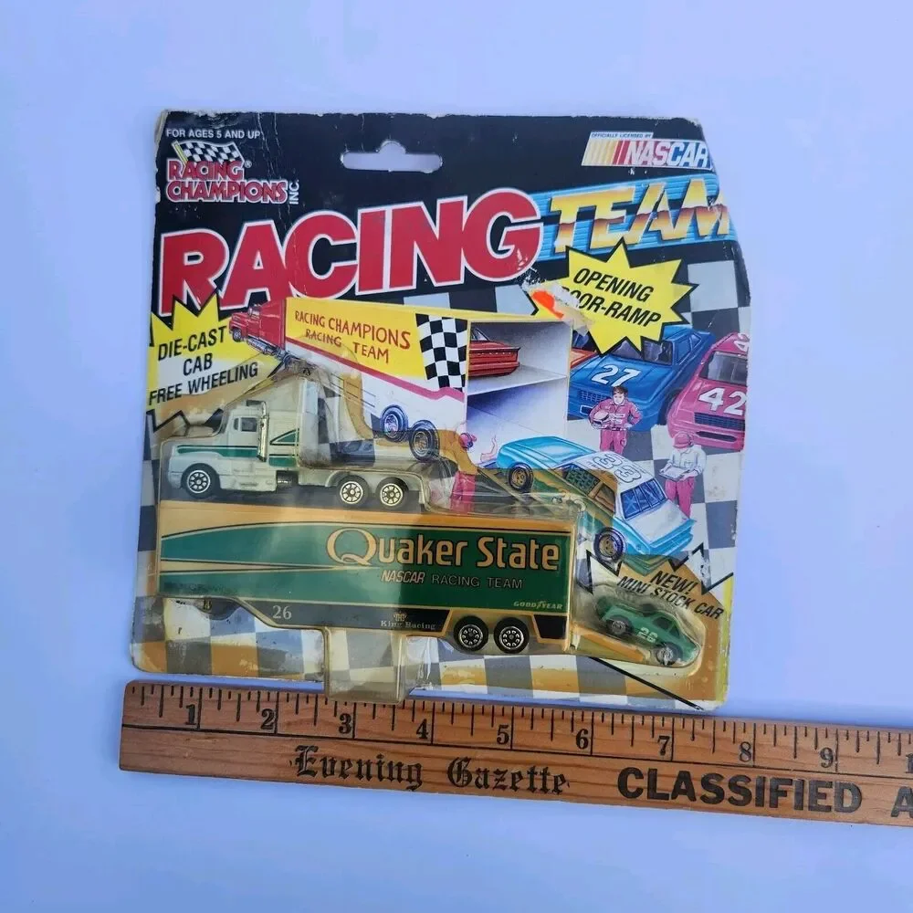 1991 Racing Team #26 Quaker State Transporter W Mini Stock Car